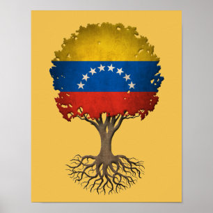 Venezolaanse Vlaggenboom Poster