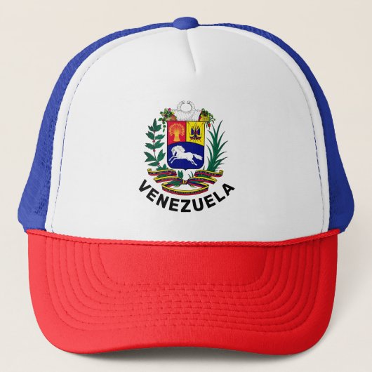 Venezolaanse wapenmantel trucker pet (Voorkant)