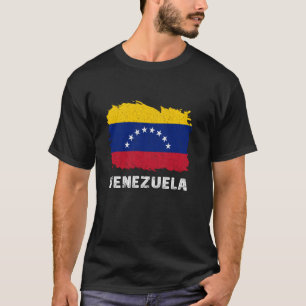 Venezolaanse wortels Venezuela Vlag Vintage Venezo T-shirt