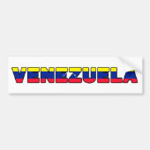 Venezuela Bumpersticker (Voorkant)