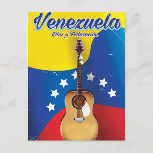 Venezuela Dios y Federación Reisposter Briefkaart