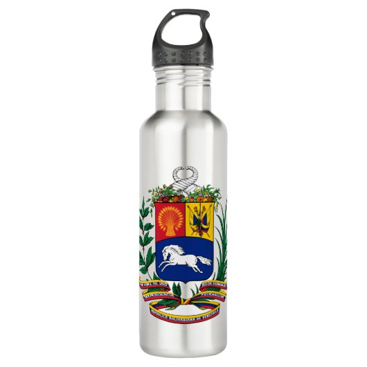 venezuela emblem waterfles  (Voorkant)