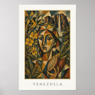 Venezuela Erfgoed Kunst Latijns-Amerika Reizen Poster