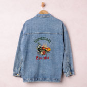 Venezuela + España – fusión de raíces y orgullo Denim Jacket (Hangar)