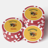 Venezuela + España – fusión de raíces y orgullo Poker Chips (Opstapeling)