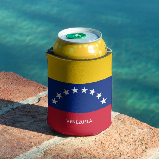 Venezuela flag custom can cooler (Insitu Zwembad)