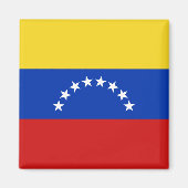 Venezuela Flag Magnet Magneet (Voorkant)