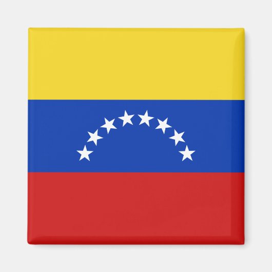 Venezuela Flag Magnet Magneet (Voorkant)