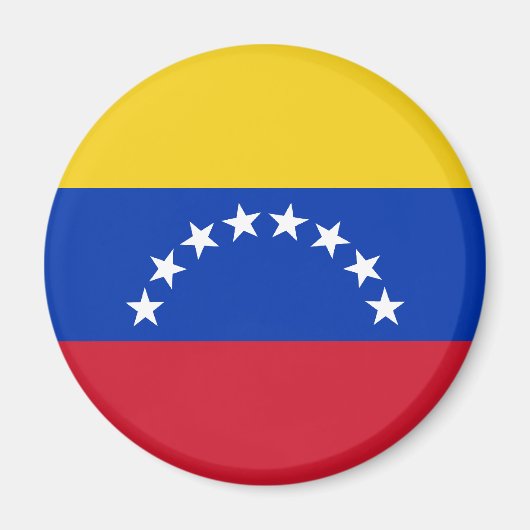 Venezuela Flag Magnet Magneet (Voorkant)