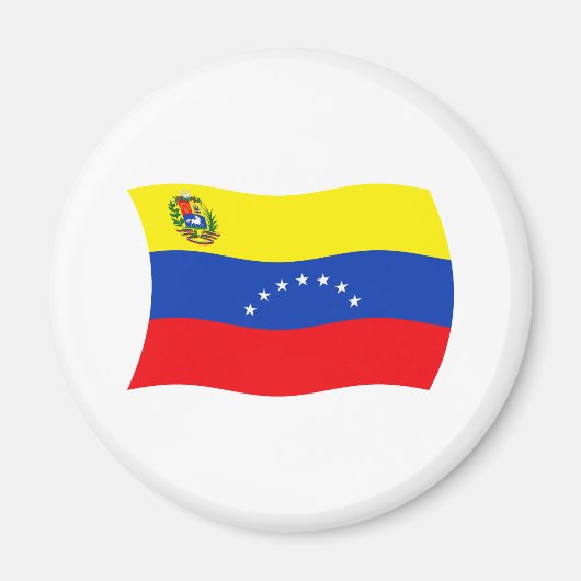 Venezuela Flag Magnet Magneet (Voorkant)