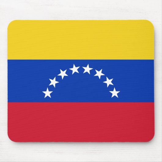 Venezuela Flag Mousepad Muismat (Voorkant)