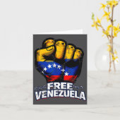 Venezuela Flag Venezuela Libre 2026  Kaart (Gele Bloem)