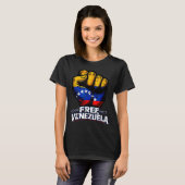 Venezuela Flag Venezuela Libre 2026  T-shirt (Voorkant volledig)