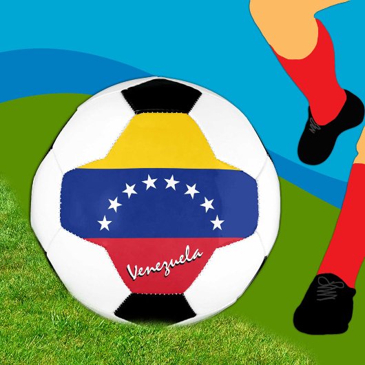 Venezuela Football & Drapeau vénézuélien / Sport