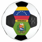 Venezuela Gepersonaliseerd, Vlag, Foto Voetbal (Voorkant)
