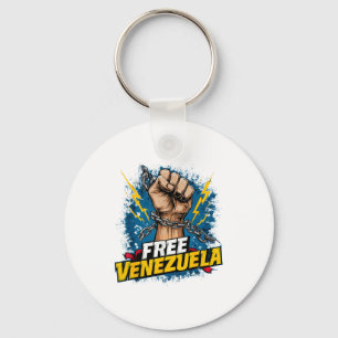 Venezuela Hart Venezuela Vlagontwerp Sleutelhanger