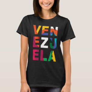 Venezuela kleurrijk t-shirt