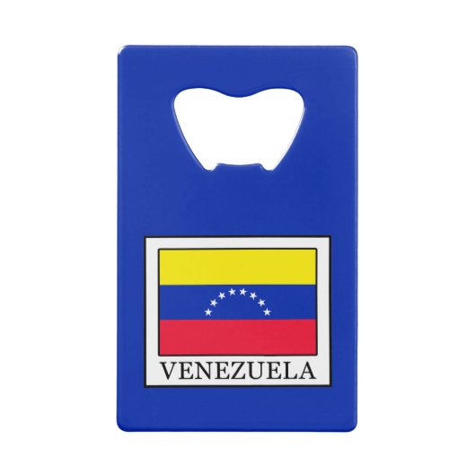 Venezuela Kredietkaart Flessenopener (Voorkant)