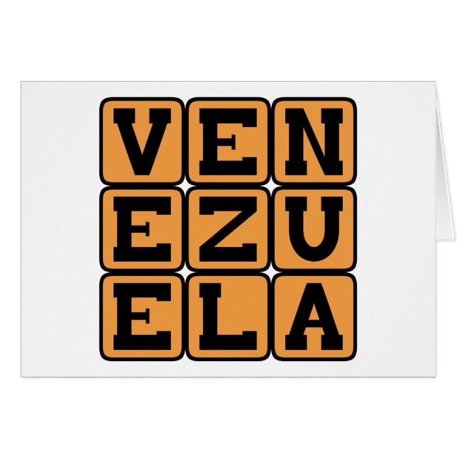 Venezuela, land in Zuid-Amerika (Voorkant Horizontaal)