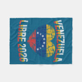 Venezuela Libre 2026 Venezuela Heart Flag  Fleece Deken (Voorkant (Horizontaal))