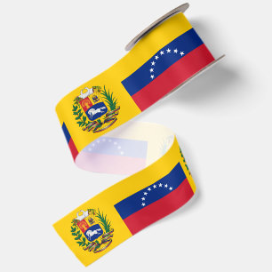 Venezuela lint, embleem, patriot, Venezolaanse vla Lint