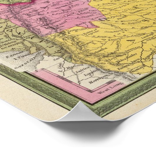 Venezuela, New Grenada en Equador Poster (Hoek)