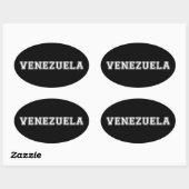 Venezuela Ovale Sticker (Vel)