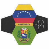 Venezuela Personnalisé, Drapeau, Photo Bal De Foot (Plat)