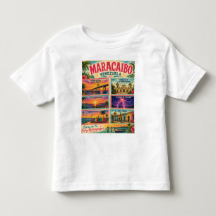 Venezuela Postzegel Maracaibo Estado Zulia Tropisc Kinder Shirts