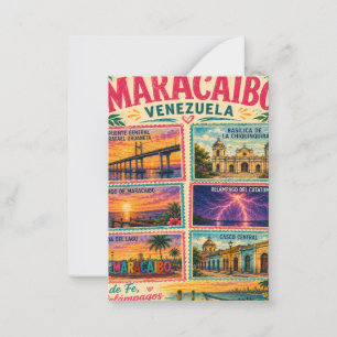 Venezuela Postzegel Maracaibo Estado Zulia Tropisc Notitiekaartje
