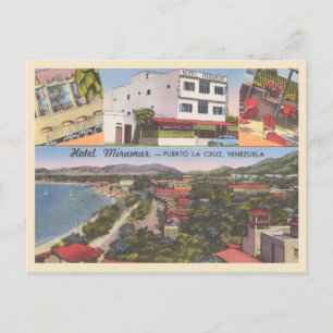 Venezuela Puerto La Cruz Hotel jaren 1940 Briefkaart