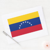 Venezuela Rechthoekige Sticker (Envelop)