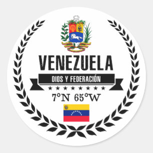 Venezuela Ronde Sticker