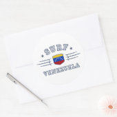 Venezuela Ronde Sticker (Envelop)