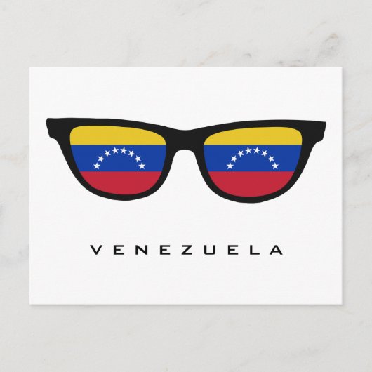 Venezuela Shades texte personnalisé et carte posta (Devant)