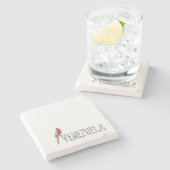 Venezuela Stenen Onderzetter (Zijkant)