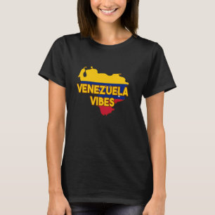 Venezuela vibes trotse Venezolaanse vlag Hispanic T-shirt