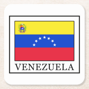 Venezuela Vierkante Kartonnen Onderzetter