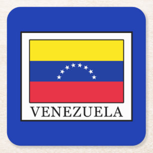Venezuela Vierkante Kartonnen Onderzetter
