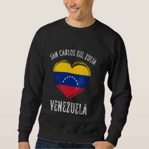 Venezuela Vlag Hart San Carlos Del Zulia Stad Trui