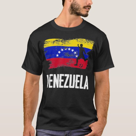Venezuela vlag Jersey Venezolaans voetbalteam Vene T-shirt (Voorkant)
