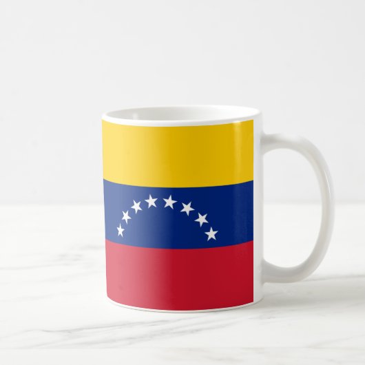 Venezuela Vlag Keramische Koffie Mok (Rechts)