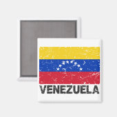 Venezuela  vlag magneet (Voorkant / Achterkant)