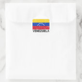 Venezuela  vlag ronde sticker (Tas)