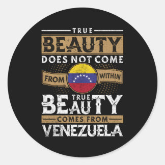 Venezuela vlag voor Venezolanen Ronde Sticker