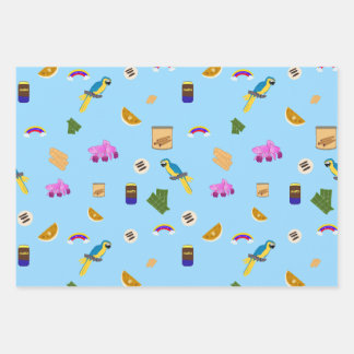 Venezuelan motifs inpakpapier vel