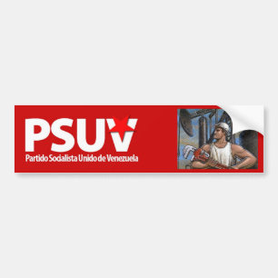 venezuelische socialistische partij hugo chavez bumpersticker