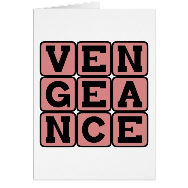 Vengeance, Punition pour Représailles (Devant)