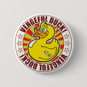 Vengeful Duck Ronde Button 5,7 Cm