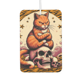 Vengeful Orange Cat, Skulls and Moon Luchtverfrisser